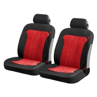 Чехлы универсальные HR TREND красно/черный на передние сиденья